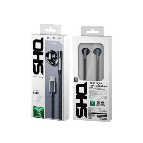 WEKOME YC03 SHQ Series - Słuchawki przewodowe USB-C (Tarnish) WEKOME YC03 SHQ Series - Słuchawki przewodowe USB-C (Tarnish)