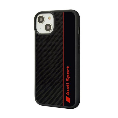 Audi Carbon Fiber Stripe - Etui iPhone 14 (Czarny) Audi Carbon Fiber Stripe - Etui iPhone 14 (Czarny)