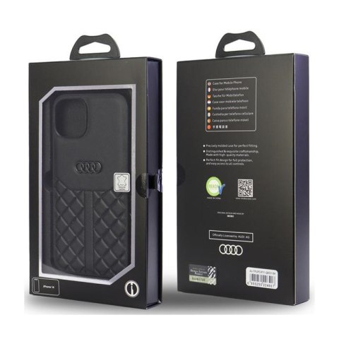 Audi Genuine Leather - Etui iPhone 12 / iPhone 12 Pro (Czarny) Audi Genuine Leather - Etui iPhone 12 / iPhone 12 Pro (Czarny)