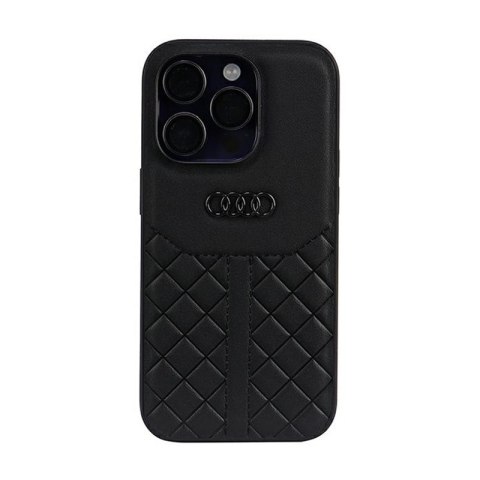 Audi Genuine Leather - Etui iPhone 14 Pro (Czarny) Audi Genuine Leather - Etui iPhone 14 Pro (Czarny)