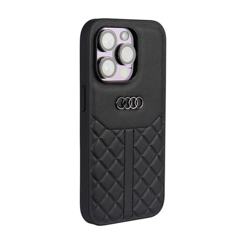 Audi Genuine Leather - Etui iPhone 14 Pro (Czarny) Audi Genuine Leather - Etui iPhone 14 Pro (Czarny)