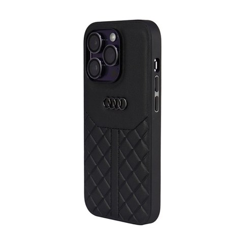 Audi Genuine Leather - Etui iPhone 14 Pro (Czarny) Audi Genuine Leather - Etui iPhone 14 Pro (Czarny)