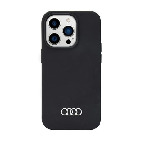 Audi Silicone Case - Etui iPhone 14 Pro (Czarny) Audi Silicone Case - Etui iPhone 14 Pro (Czarny)