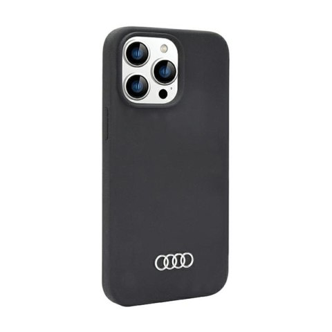 Audi Silicone Case - Etui iPhone 14 Pro (Czarny) Audi Silicone Case - Etui iPhone 14 Pro (Czarny)
