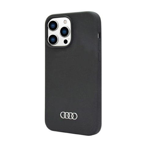 Audi Silicone Case - Etui iPhone 14 Pro (Czarny) Audi Silicone Case - Etui iPhone 14 Pro (Czarny)