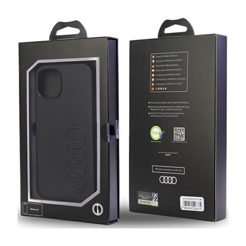 Audi Synthetic Leather - Etui iPhone 14 (Czarny) Audi Synthetic Leather - Etui iPhone 14 (Czarny)