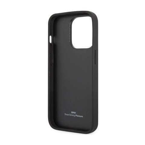 BMW Leather Quilted - Etui iPhone 14 Pro (czarny) BMW Leather Quilted - Etui iPhone 14 Pro (czarny)
