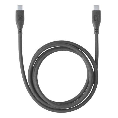 Cellularline Soft Cable - Kabel USB-C do USB-C 1.2 m (czarny) Cellularline Soft Cable - Kabel USB-C do USB-C 1.2 m (czarny)