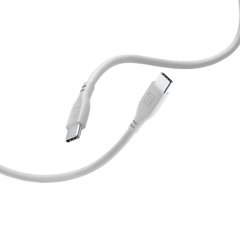 Cellularline Soft Cable - Kabel USB-C do USB-C 1.2 m (szary) Cellularline Soft Cable - Kabel USB-C do USB-C 1.2 m (szary)
