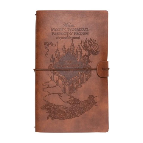 Harry Potter - Skórzany notatnik podróżny 12x19,6 cm (Brązowy) Harry Potter - Skórzany notatnik podróżny 12x19,6 cm (Brązowy)