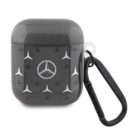 Mercedes Large Star Pattern - Etui AirPods 1/2 gen (czarny) Mercedes Large Star Pattern - Etui AirPods 1/2 gen (czarny)