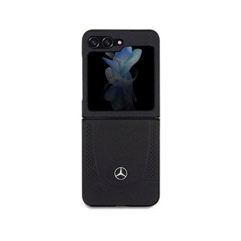 Mercedes Leather Urban Line - Etui Samsung Z Flip 5 (czarny) Mercedes Leather Urban Line - Etui Samsung Z Flip 5 (czarny)