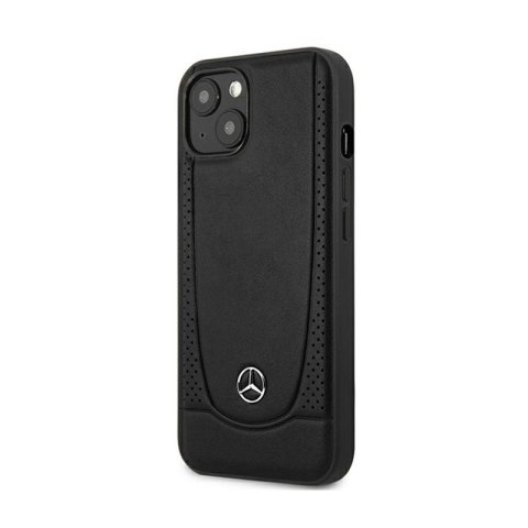 Mercedes Leather Urban Line - Etui iPhone 15 Plus (czarny) Mercedes Leather Urban Line - Etui iPhone 15 Plus (czarny)