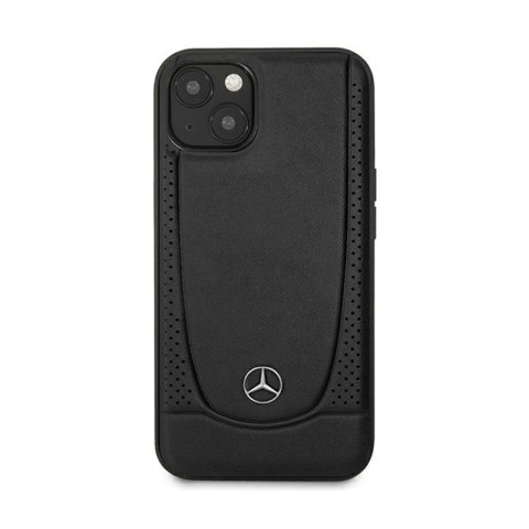 Mercedes Leather Urban Line - Etui iPhone 15 Plus (czarny) Mercedes Leather Urban Line - Etui iPhone 15 Plus (czarny)