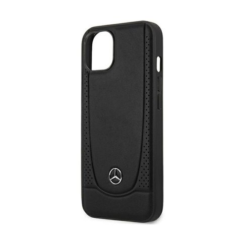 Mercedes Leather Urban Line - Etui iPhone 15 Plus (czarny) Mercedes Leather Urban Line - Etui iPhone 15 Plus (czarny)