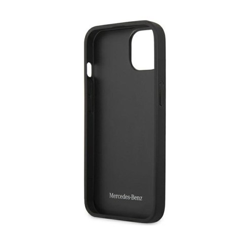 Mercedes Leather Urban Line - Etui iPhone 15 Plus (czarny) Mercedes Leather Urban Line - Etui iPhone 15 Plus (czarny)