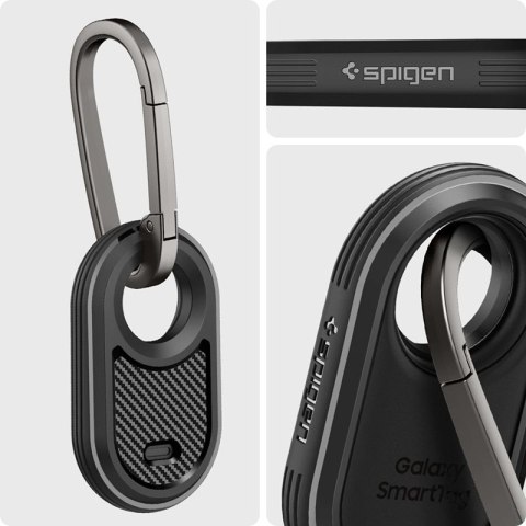 Spigen Rugged Armor - Etui do Samsung Galaxy SmartTag 2 (Czarny) Spigen Rugged Armor - Etui do Samsung Galaxy SmartTag 2 (Czarny)