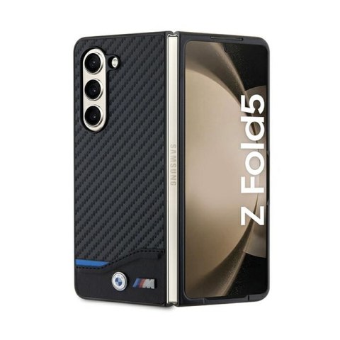 BMW Leather Carbon - Etui Samsung Galaxy Z Fold 5 (czarny) BMW Leather Carbon - Etui Samsung Galaxy Z Fold 5 (czarny)