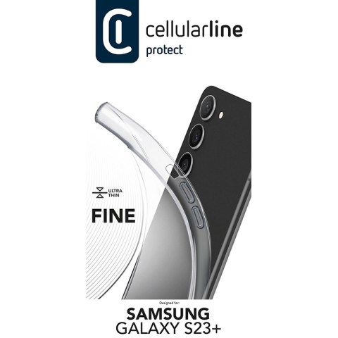 Cellularline Fine - Etui Samsung Galaxy S23+ (przezroczysty) Cellularline Fine - Etui Samsung Galaxy S23+ (przezroczysty)