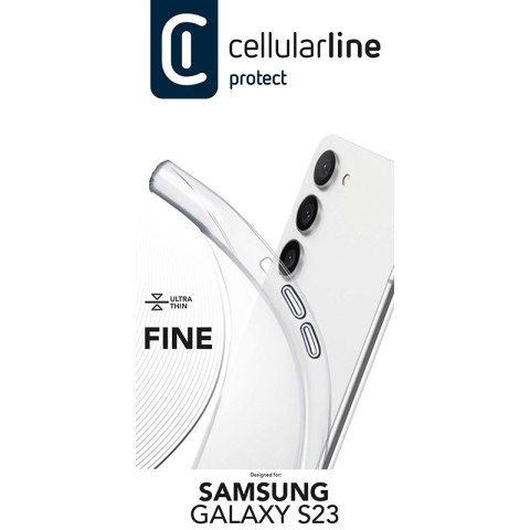 Cellularline Fine - Etui Samsung Galaxy S23 (przezroczysty) Cellularline Fine - Etui Samsung Galaxy S23 (przezroczysty)
