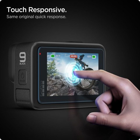 Spigen Glas.TR Slim + Film 2-Set - Zestaw szkieł i folii do GoPro Hero 12 / 11 / 10 / 9 (2 zestawy) Spigen Glas.TR Slim + Film 2-Set - Zestaw szkieł i folii do GoPro Hero 12 / 11 / 10 / 9 (2 zestawy)
