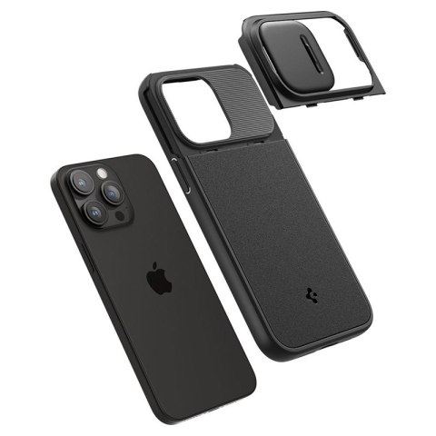 Spigen Optik Armor Mag MagSafe - Etui do iPhone 15 Pro Max (Czarny) Spigen Optik Armor Mag MagSafe - Etui do iPhone 15 Pro Max (Czarny)