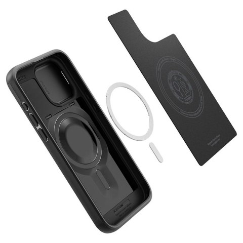 Spigen Optik Armor Mag MagSafe - Etui do iPhone 15 Pro Max (Czarny) Spigen Optik Armor Mag MagSafe - Etui do iPhone 15 Pro Max (Czarny)