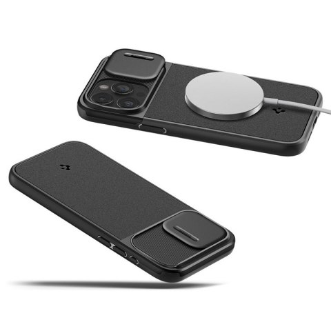 Spigen Optik Armor Mag MagSafe - Etui do iPhone 15 Pro Max (Czarny) Spigen Optik Armor Mag MagSafe - Etui do iPhone 15 Pro Max (Czarny)