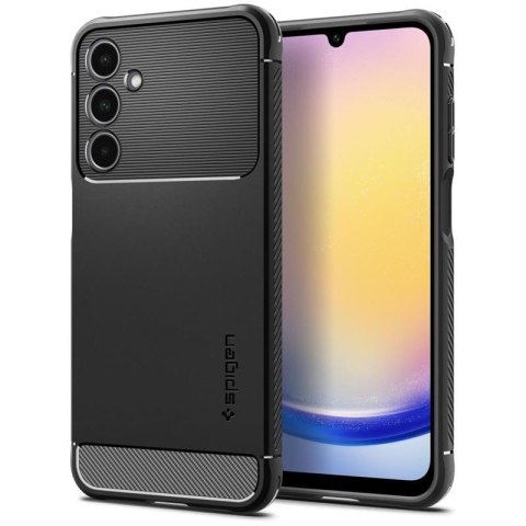 Spigen Rugged Armor - Etui do Samsung Galaxy A25 5G (Czarny) Spigen Rugged Armor - Etui do Samsung Galaxy A25 5G (Czarny)