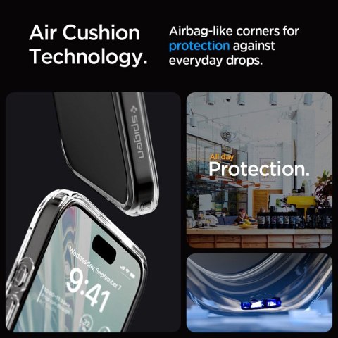 Spigen Ultra Hybrid - Etui do iPhone 15 Pro Max (Przezroczysty) Spigen Ultra Hybrid - Etui do iPhone 15 Pro Max (Przezroczysty)