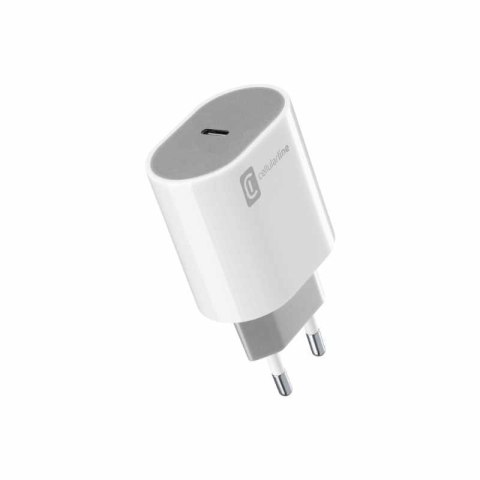 Cellularline Stylecolor Charger - Ładowarka sieciowa USB-C Power Delivery 20W (biały) Cellularline Stylecolor Charger - Ładowarka sieciowa USB-C Power Delivery 20W (biały)