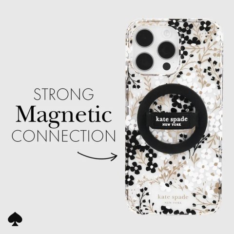 Kate Spade New York Magnetic Loop Grip - Uchwyt MagSafe na palec (Black) Kate Spade New York Magnetic Loop Grip - Uchwyt MagSafe na palec (Black)