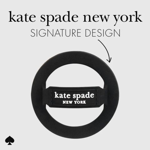 Kate Spade New York Magnetic Loop Grip - Uchwyt MagSafe na palec (Black) Kate Spade New York Magnetic Loop Grip - Uchwyt MagSafe na palec (Black)