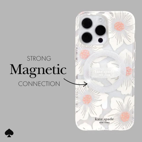 Kate Spade New York Magnetic Loop Grip - Uchwyt MagSafe na palec (The Sparkle Silver) Kate Spade New York Magnetic Loop Grip - Uchwyt MagSafe na palec (The Sparkle Silver)