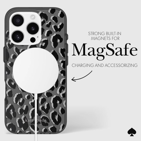 Kate Spade New York Protective MagSafe - Etui iPhone 16 Pro (City Leopard) Kate Spade New York Protective MagSafe - Etui iPhone 16 Pro (City Leopard)