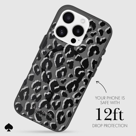 Kate Spade New York Protective MagSafe - Etui iPhone 16 Pro (City Leopard) Kate Spade New York Protective MagSafe - Etui iPhone 16 Pro (City Leopard)
