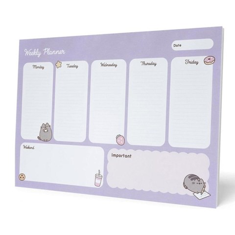 Pusheen - Planner tygodniowy z kolekcji Moments 54 strony A4 Pusheen - Planner tygodniowy z kolekcji Moments 54 strony A4