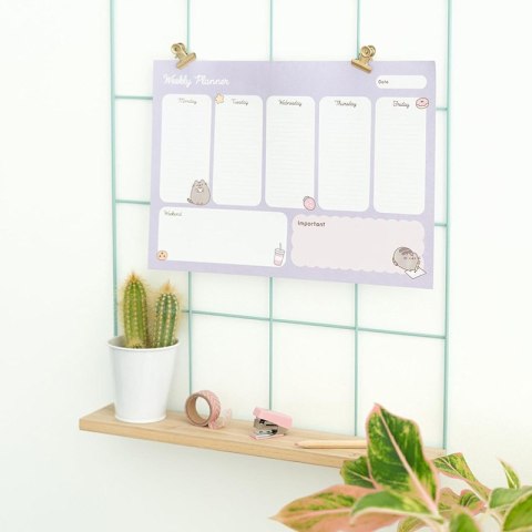 Pusheen - Planner tygodniowy z kolekcji Moments 54 strony A4 Pusheen - Planner tygodniowy z kolekcji Moments 54 strony A4