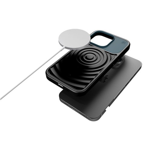 STM Reawaken Ripple MagSafe - Etui iPhone 15 Pro Max (Black / Atlantic) STM Reawaken Ripple MagSafe - Etui iPhone 15 Pro Max (Black / Atlantic)