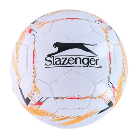 Slazenger - Piłka do piłki nożnej r. 5 (biały / pomarańczowy) Slazenger - Piłka do piłki nożnej r. 5 (biały / pomarańczowy)