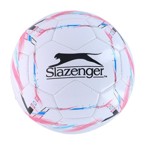 Slazenger - Piłka do piłki nożnej r. 5 (biały / różowy) Slazenger - Piłka do piłki nożnej r. 5 (biały / różowy)