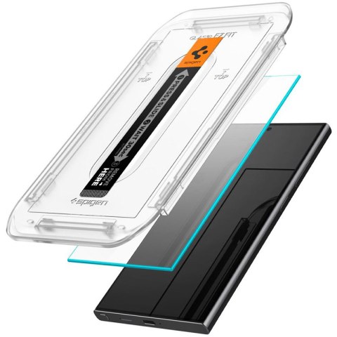 Spigen GLAS.TR EZ FIT 2-Pack - Szkło hartowane do Samsung Galaxy S24 Ultra (2 sztuki) Spigen GLAS.TR EZ FIT 2-Pack - Szkło hartowane do Samsung Galaxy S24 Ultra (2 sztuki)