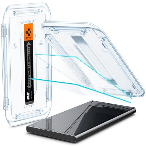 Spigen GLAS.TR EZ FIT 2-Pack - Szkło hartowane do Samsung Galaxy S24 Ultra (2 sztuki) Spigen GLAS.TR EZ FIT 2-Pack - Szkło hartowane do Samsung Galaxy S24 Ultra (2 sztuki)