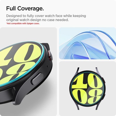Spigen GLAS.TR EZ FIT 2-Pack - Szkło hartowane do Samsung Galaxy Watch 7 44 mm (2 szt) Spigen GLAS.TR EZ FIT 2-Pack - Szkło hartowane do Samsung Galaxy Watch 7 44 mm (2 szt)