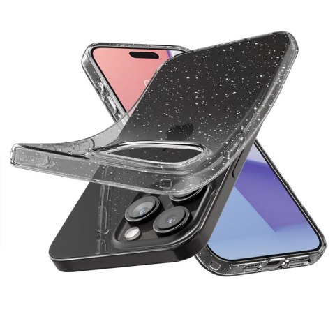 Spigen Liquid Crystal Glitter - Etui do iPhone 15 Pro (Przezroczysty) Spigen Liquid Crystal Glitter - Etui do iPhone 15 Pro (Przezroczysty)