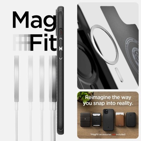 Spigen Mag Armor MagSafe - Etui do iPhone 15 (Matte Black) Spigen Mag Armor MagSafe - Etui do iPhone 15 (Matte Black)