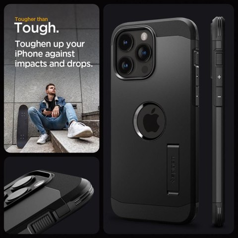 Spigen Tough Armor Mag MagSafe - Etui do iPhone 15 Pro (Czarny) Spigen Tough Armor Mag MagSafe - Etui do iPhone 15 Pro (Czarny)