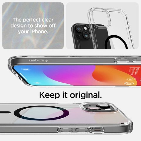 Spigen Ultra Hybrid Mag MagSafe - Etui do iPhone 15 Plus (Czarny) Spigen Ultra Hybrid Mag MagSafe - Etui do iPhone 15 Plus (Czarny)