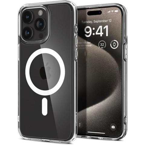 Spigen Ultra Hybrid Mag MagSafe - Etui do iPhone 15 Pro (Biały) Spigen Ultra Hybrid Mag MagSafe - Etui do iPhone 15 Pro (Biały)