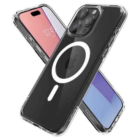 Spigen Ultra Hybrid Mag MagSafe - Etui do iPhone 15 Pro (Biały) Spigen Ultra Hybrid Mag MagSafe - Etui do iPhone 15 Pro (Biały)